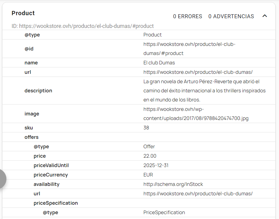 Marcado Schema para productos